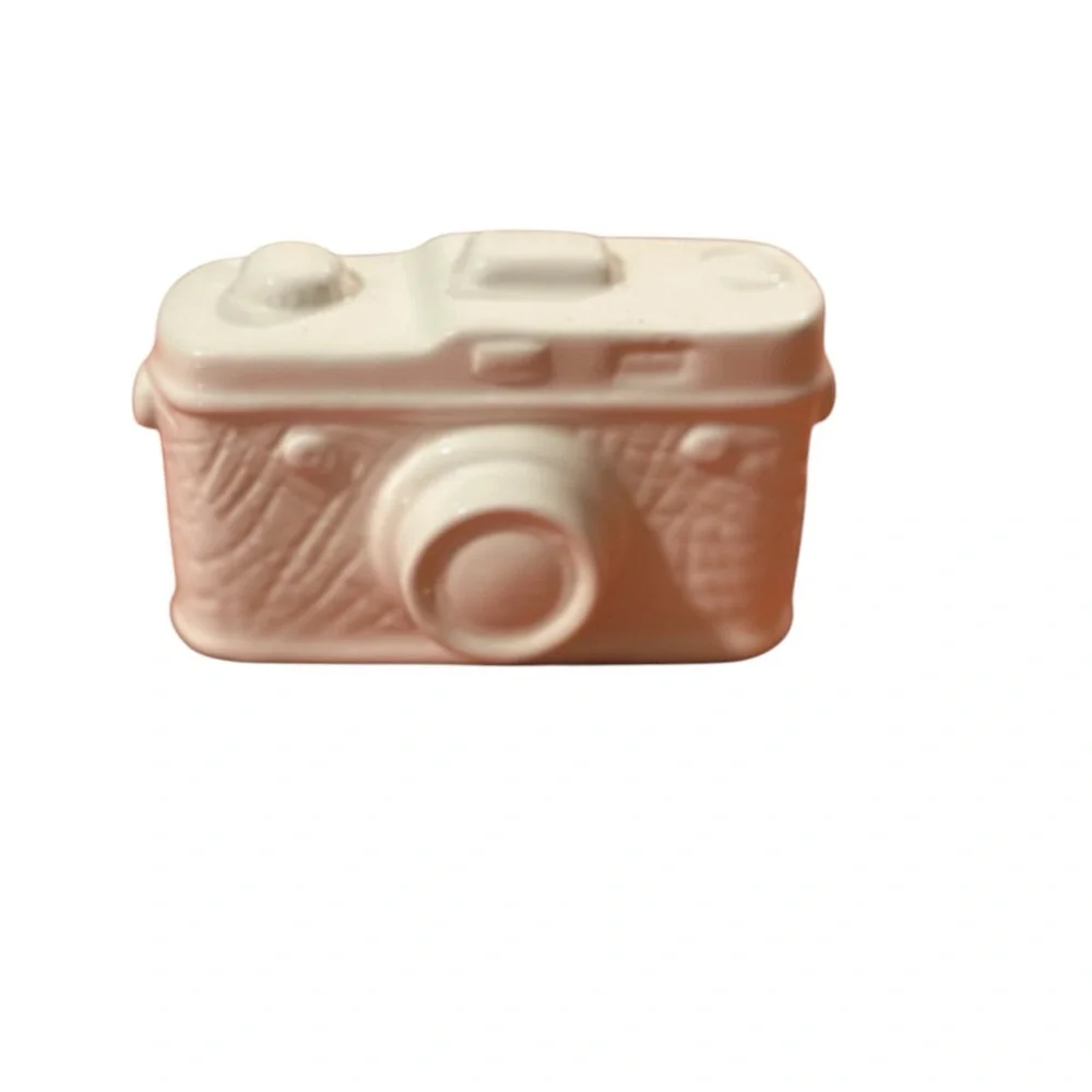 White Ceramic Camera Decor handmade - Picture 5 of 5